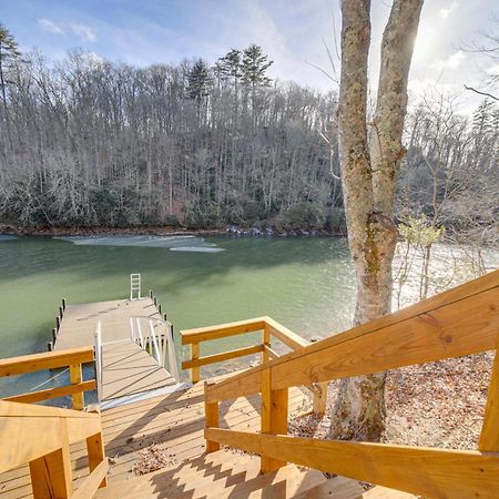 Lakeside Cashiers Cabin With Private Boat Dock! Cullowhee Buitenkant foto
