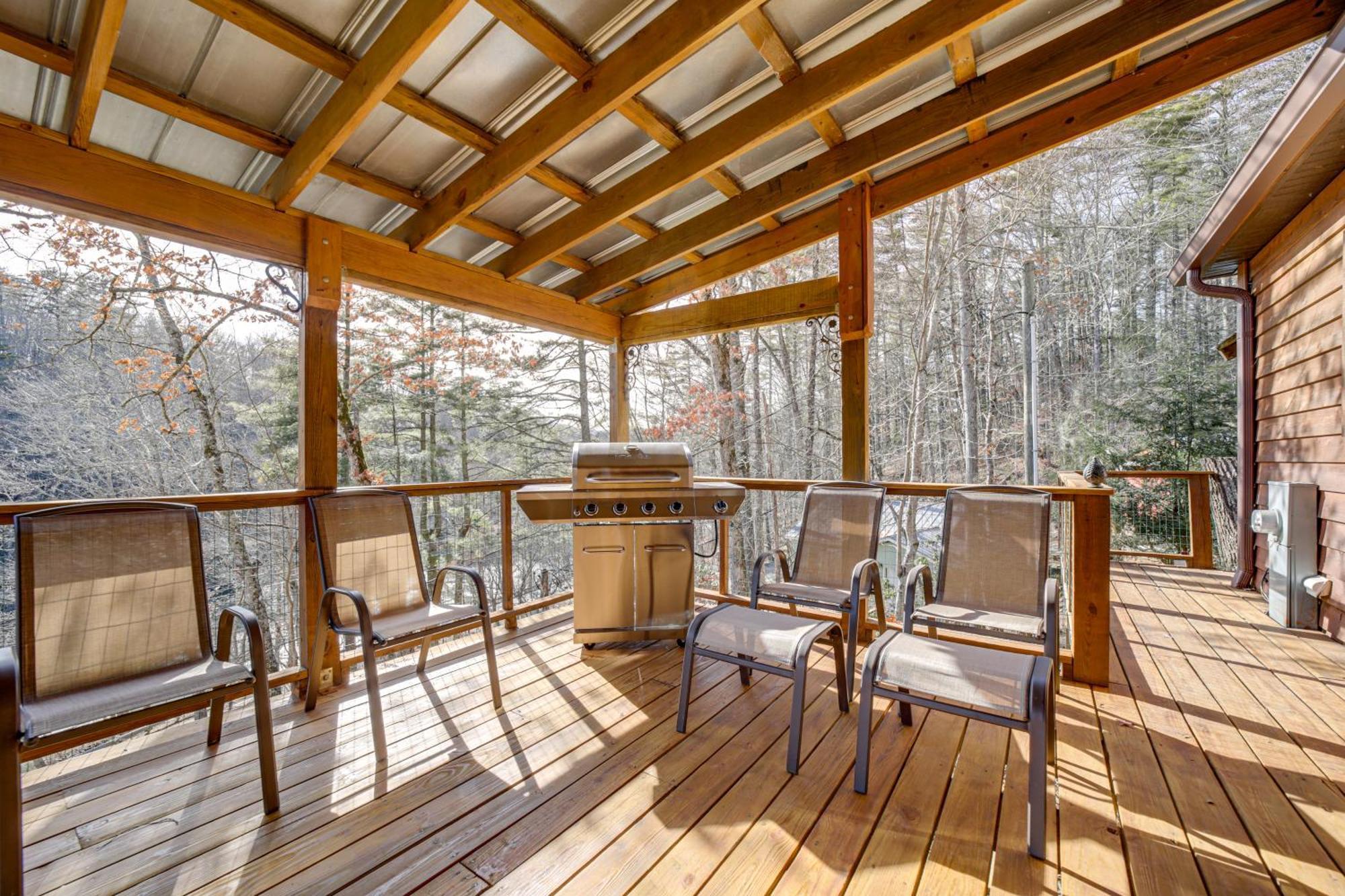 Lakeside Cashiers Cabin With Private Boat Dock! Cullowhee Buitenkant foto
