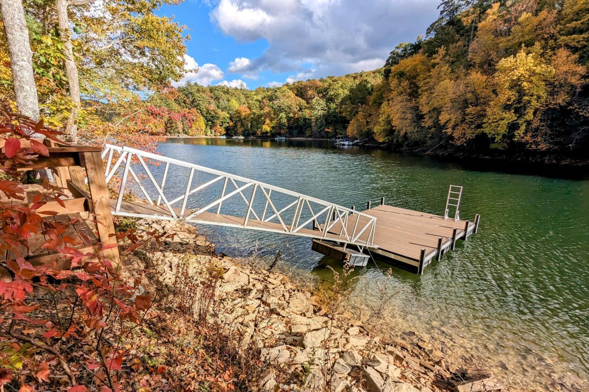 Lakeside Cashiers Cabin With Private Boat Dock! Cullowhee Buitenkant foto